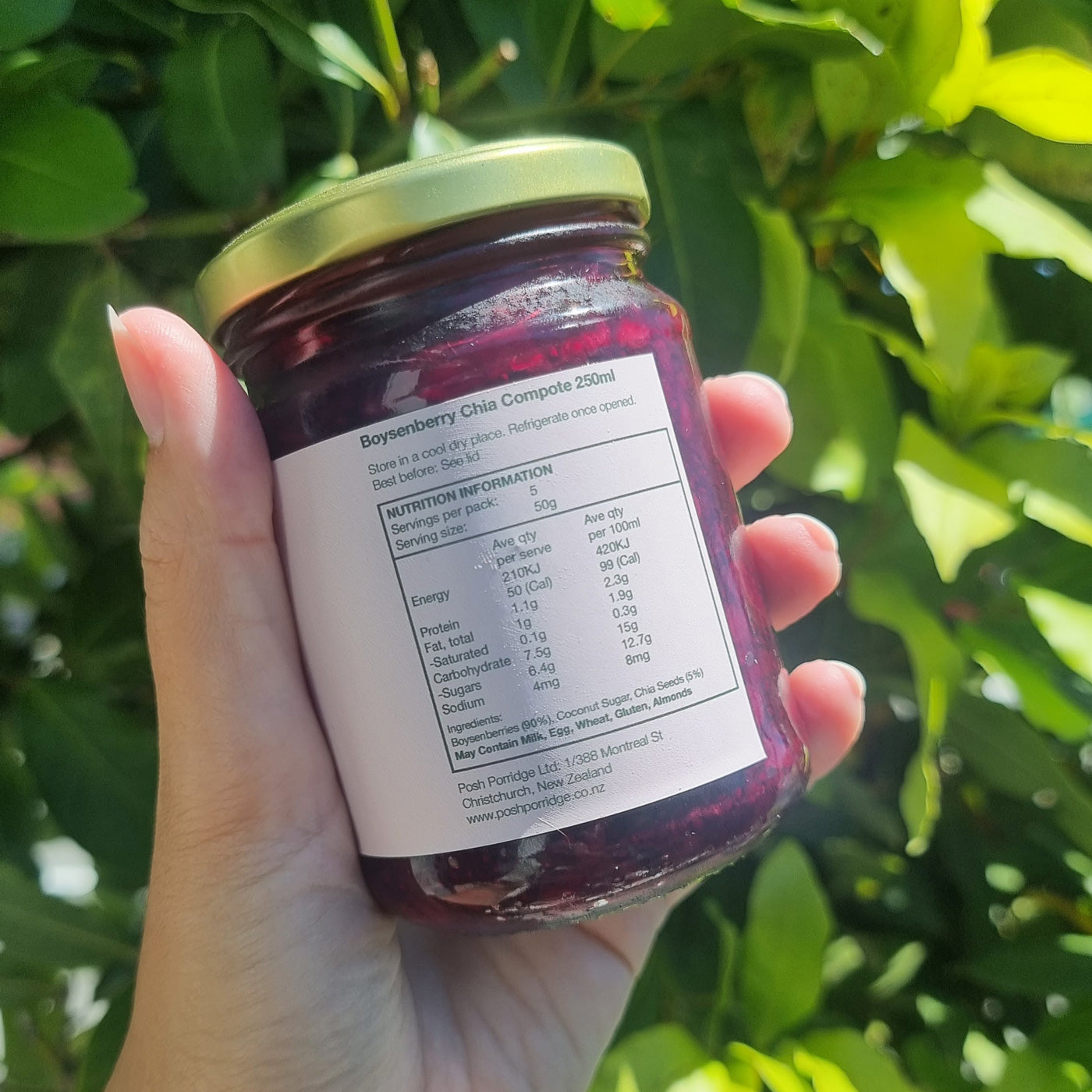 POSH Mixed Berry Chia Compote