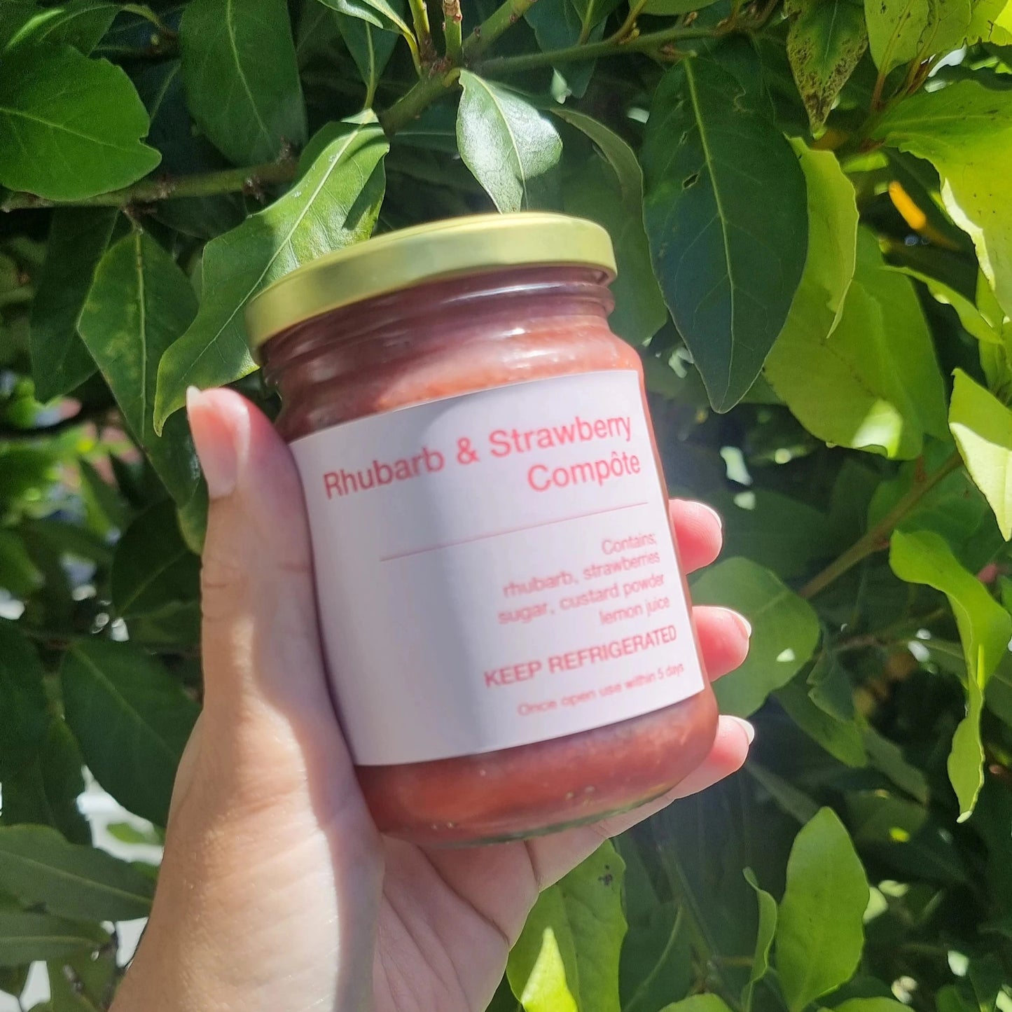 POSH Rhubarb & Strawberry Compote