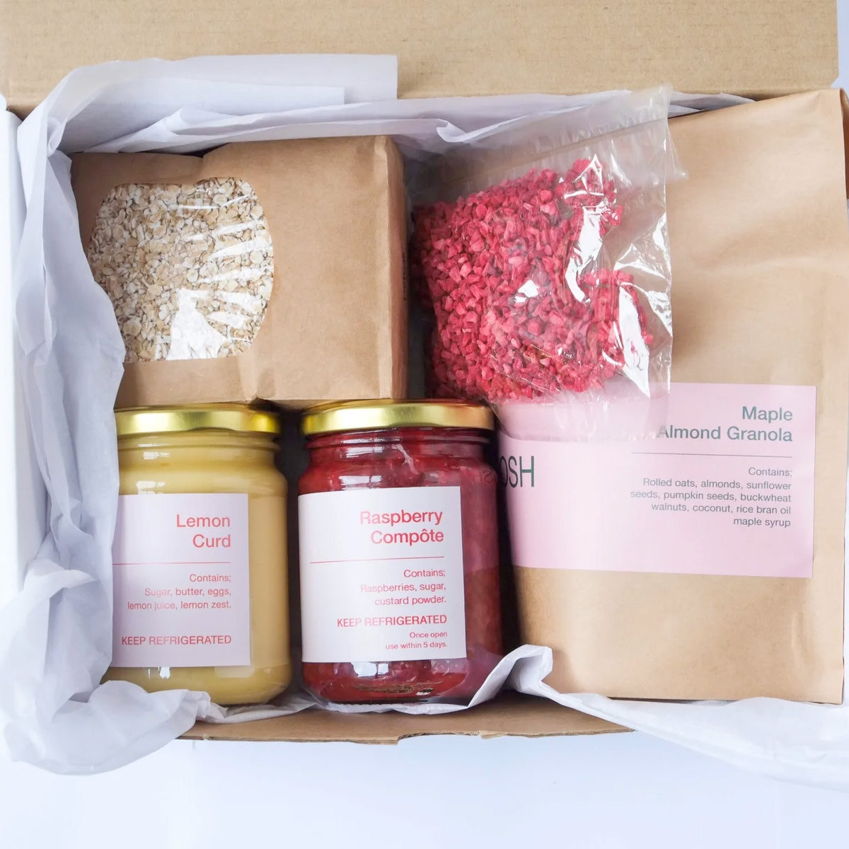 Porridge Pack: Raspberry & Lemon Curd